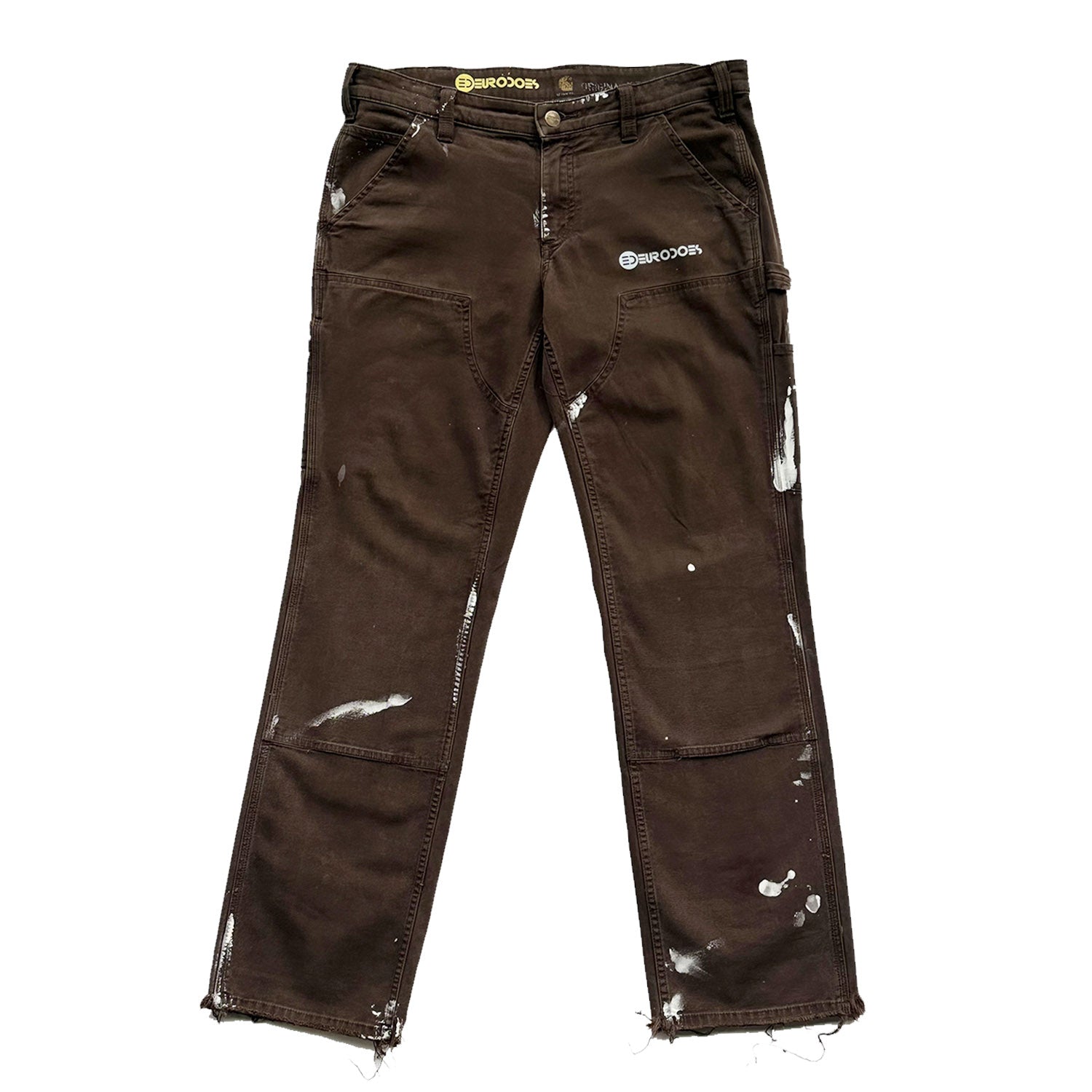 1 of 1 “Brown Moto Carhartt” Worker Trousers (Size 32)