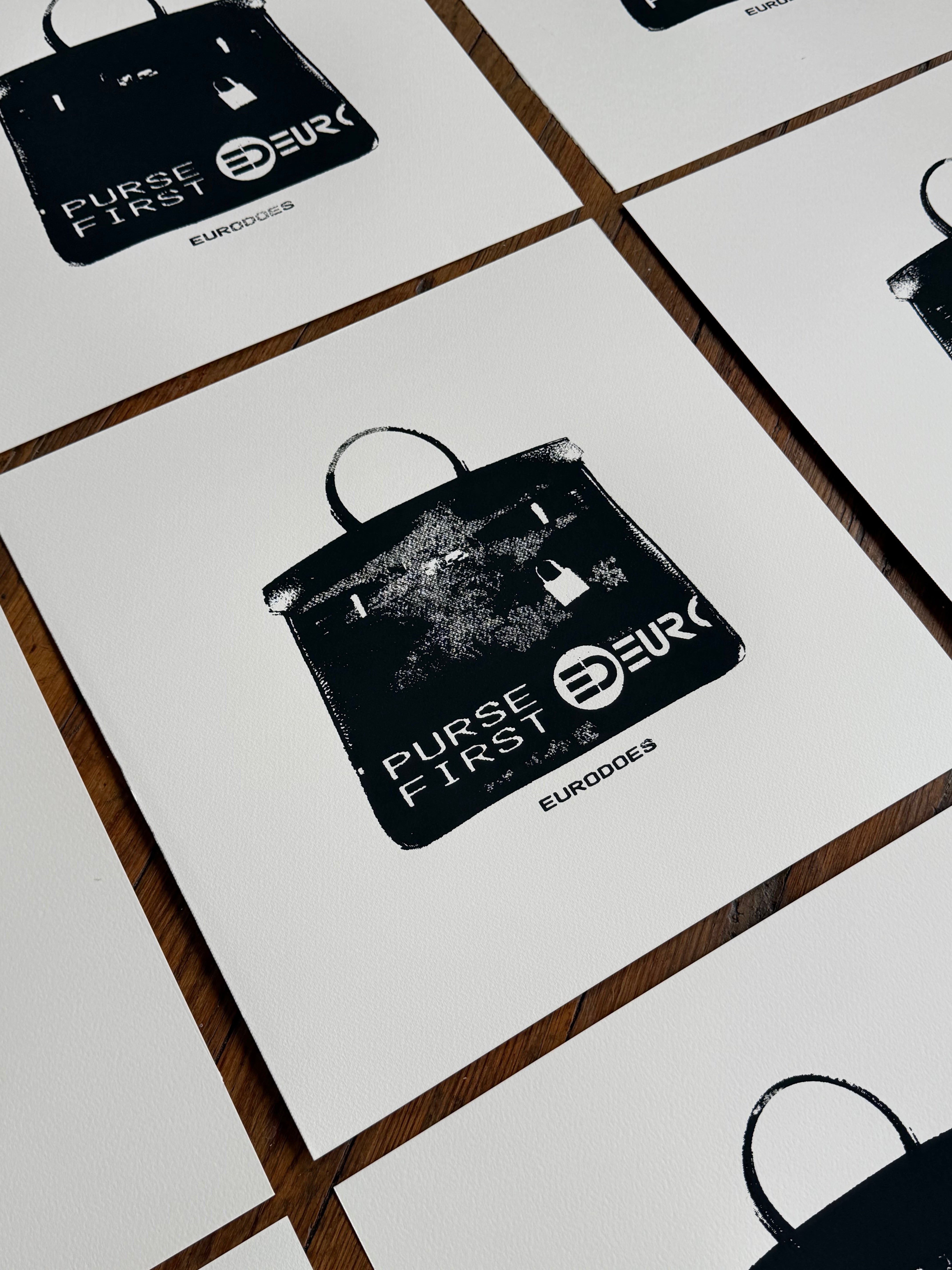 1ST EDITION EURODOES “PURSE FIRST” SILKSCREEN PRINT