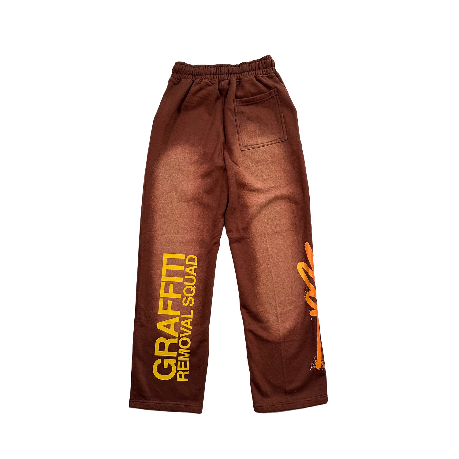 BROWN WASHED SWEATS