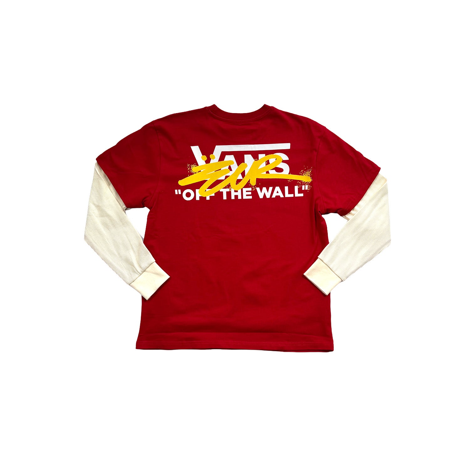 EUR x VANS TAXI SKATER TEE (RED)